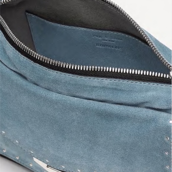 NEW Rag & Bone Studded Leather Small Field Messenger Bag - Picture 3 of 8